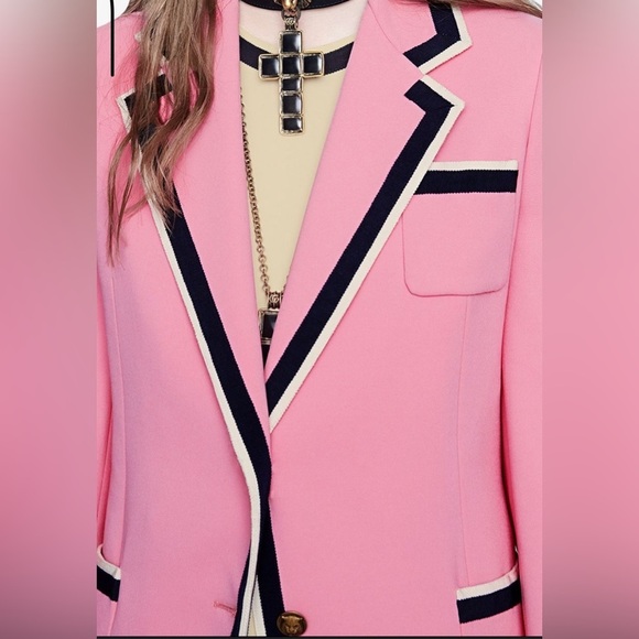 Gucci pink cady blazer women M - Picture 5 of 12